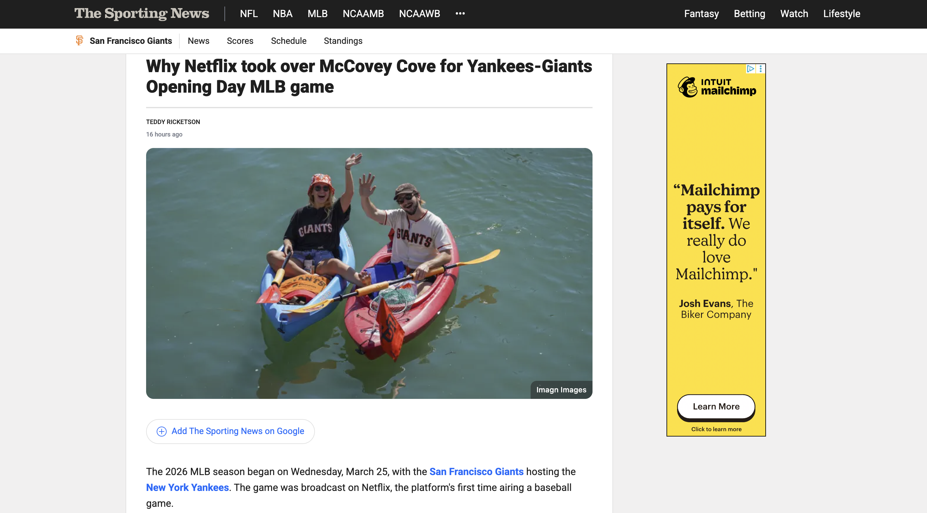 Sporting News - Article